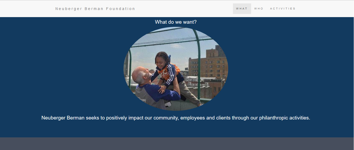 Neuberger Berman Website re-imagined
